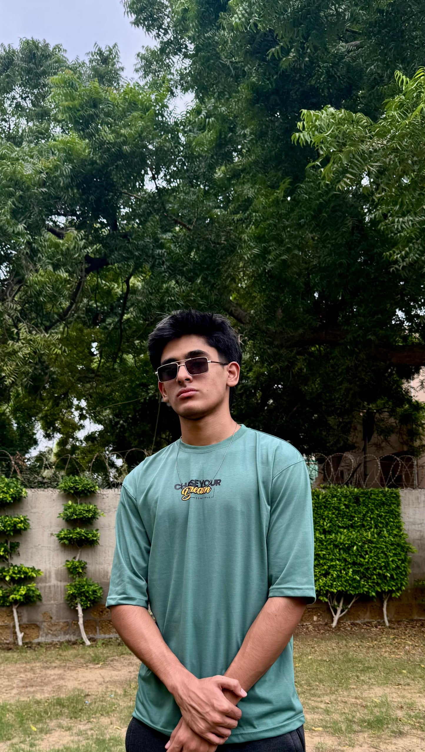 Drop Shoulder T-Shirt PEACE