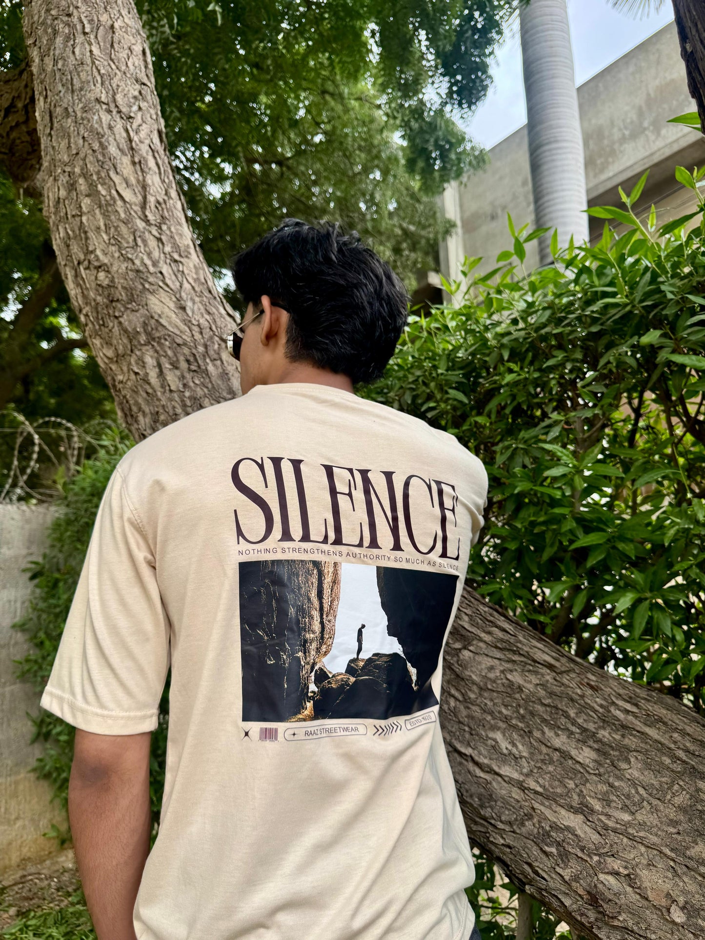 Drop Shoulder T-Shirt SILENCE