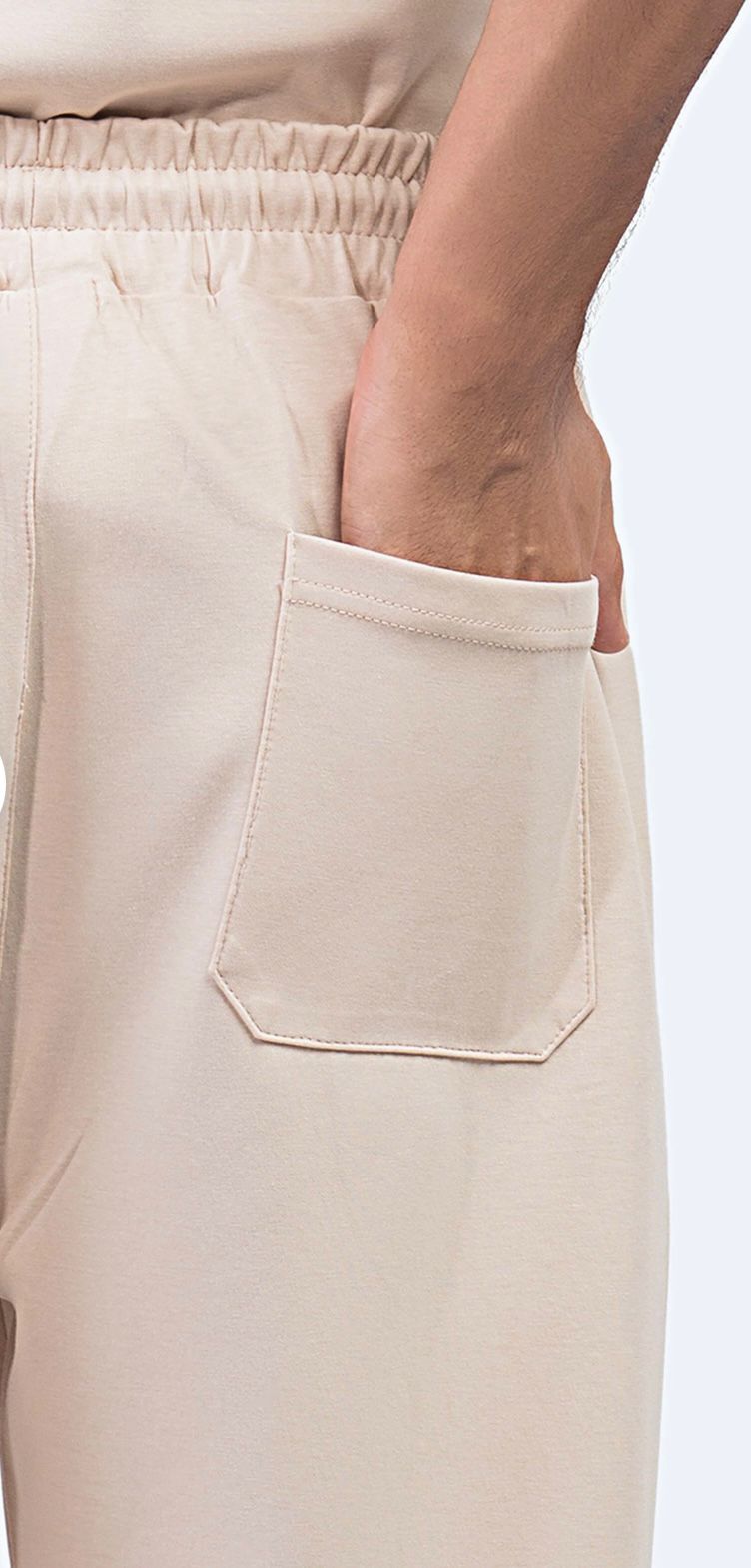 Straight Fit Trouser Warm Stone