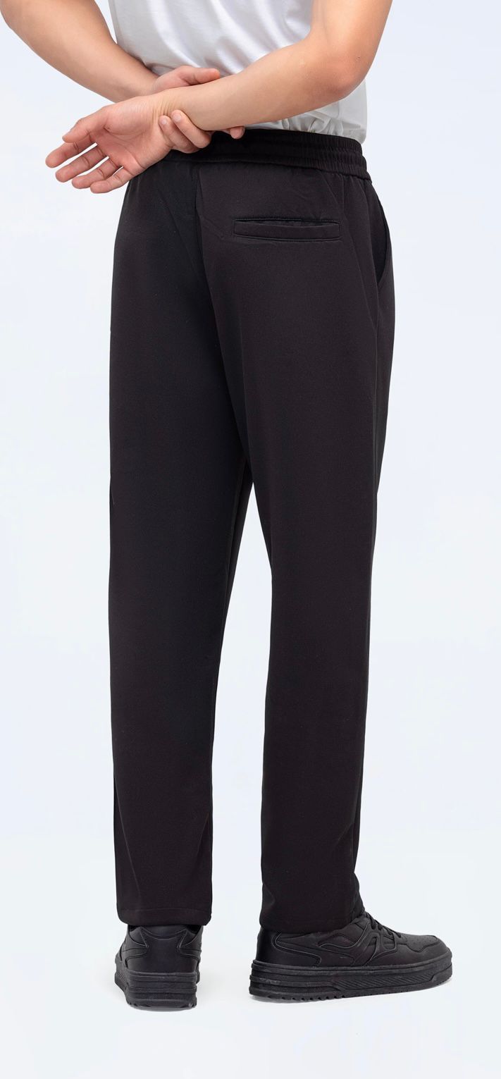 Straight Fit Trouser Black