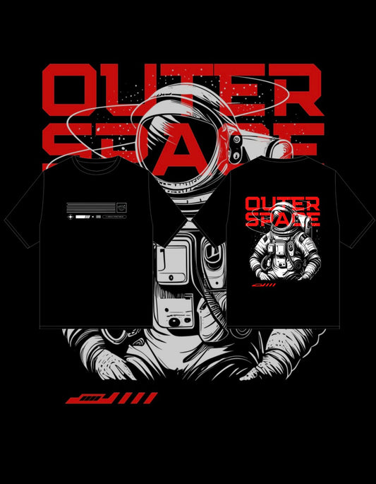 Drop Shoulder T-Shirt OUTER SPACE