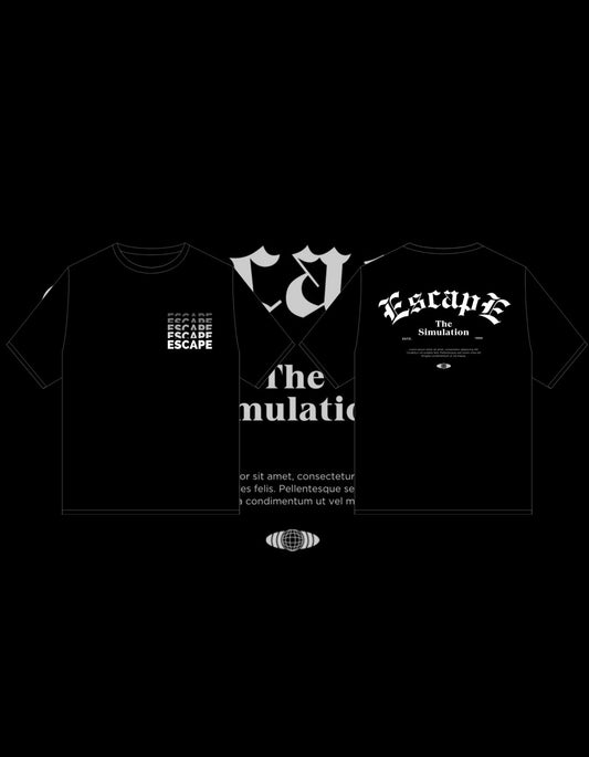 Drop Shoulder T-Shirt ESCAPE