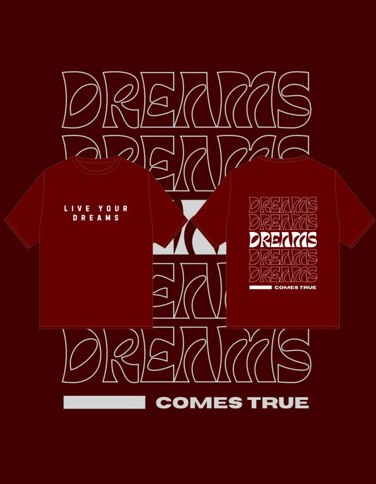 Drop Shoulder T-Shirt DREAMS