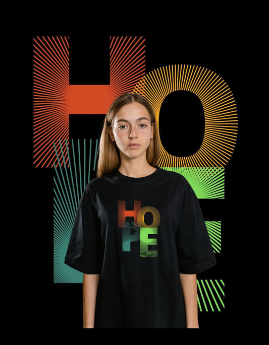 Drop Shoulder T-Shirt HOPE