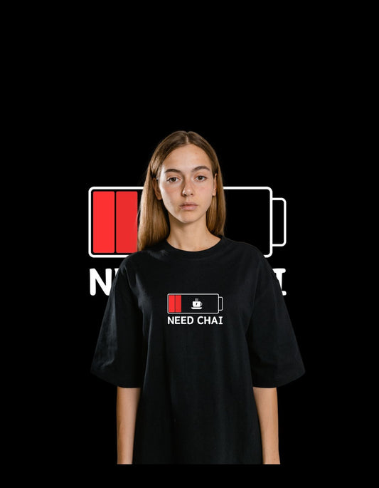 Drop Shoulder T-Shirt NEED CHAI
