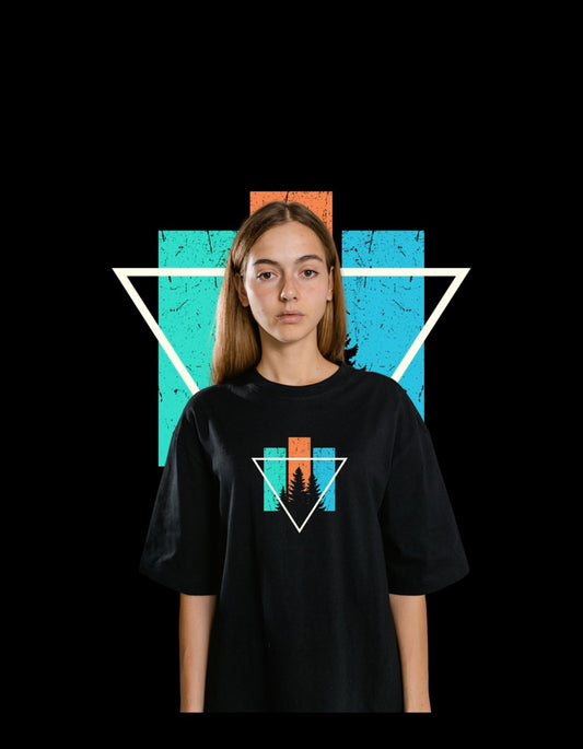 Drop Shoulder T-Shirt IN TRIANGLE