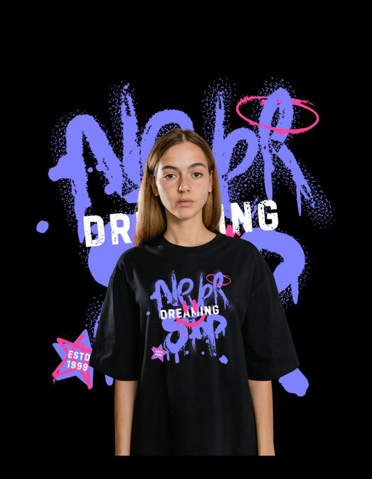 Drop Shoulder T-Shirt NOPE DREAMING SBP
