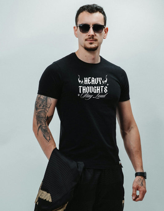 FITTED T-SHIRT HEAVY THOUGHTS
