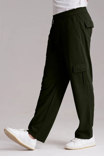 Cargo Trousers Light Black