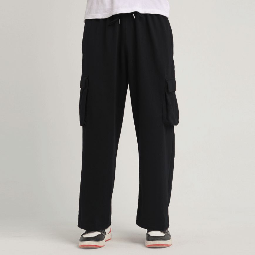Cargo Trousers Light Black