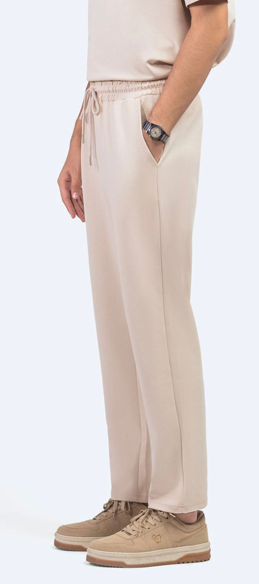 Straight Fit Trouser Warm Stone