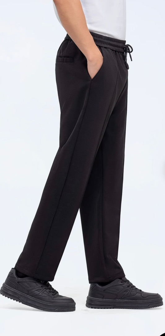 Straight Fit Trouser Black